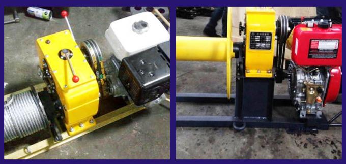 5 টি ডিজেল ইঞ্জিন হোন্ডা পেট্রল ক্যাবল পুলিং উইঞ্চ 0