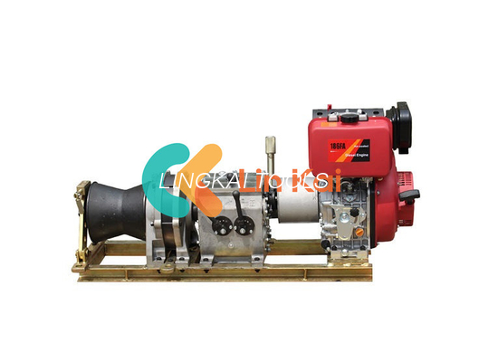 যথার্থতা 3 টন ডিজেল ইঞ্জিন চালিত উইঞ্চ 12 RPM ঘূর্ণন গতি প্রস্তাব