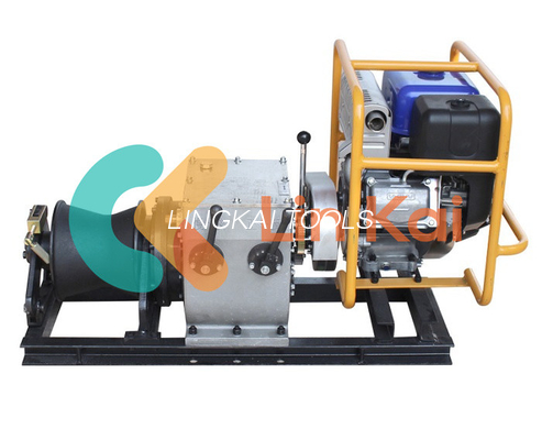 30 Kn 4.04 KW পেট্রল ইঞ্জিন তারের টানা Winch বিচ্ছিন্ন ড্রাম সঙ্গে