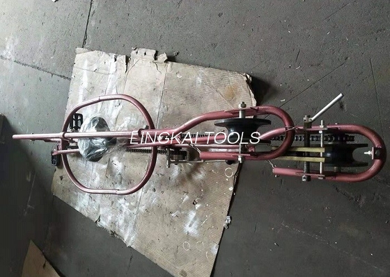 সাইকেলের ধরণের ট্রান্সমিশন লাইন স্ট্রিংয়ের সরঞ্জামগুলি পরিদর্শন করার জন্য একক লাইন ট্রলি
